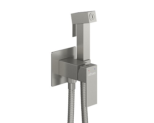 Гигиенический душ со смесителем Cezares Slider SLIDER-DIF-IN Сатин