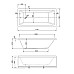 Акриловая ванна Cezares Plane Solo 170x75 PLANE SOLO-170-75-45-W37 без гидромассажа