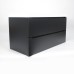 Тумба под раковину 100 см, Uperwood Tanos, черная матовая