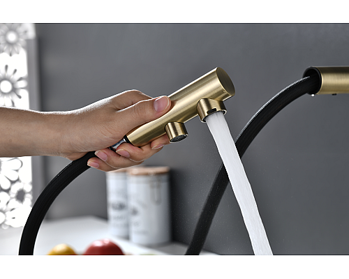 Смеситель для кухни Paulmark Serpentine Se213222-BR Бронза