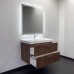 Тумба с раковиной Comforty Ангара-90П дуб темно-коричневый 4490