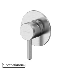 Смеситель скрытого монтажа на 1 потребитель WHITECROSS Y Y1245NIB (брашированный никель)