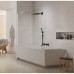 Шторка для ванны NEW TRENDY NEW MODUS WHITE 100x150 белый