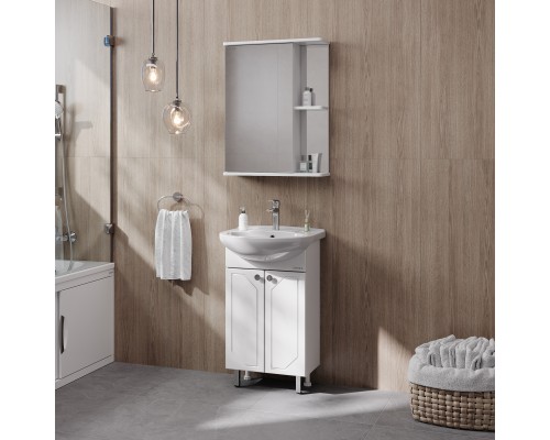 Зеркальный шкаф Onika Карина 50.00 У Белый