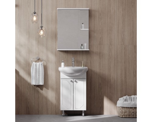 Зеркальный шкаф Onika Карина 50.00 У Белый