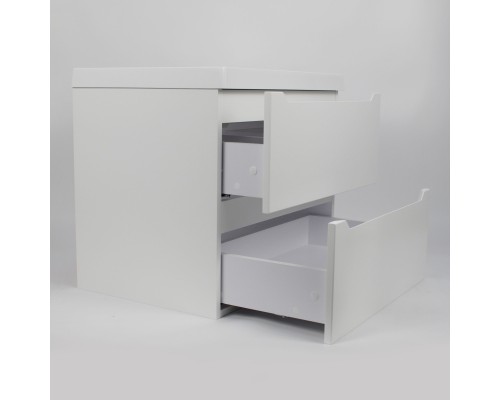 Тумба под раковину 60 см, Uperwood Tanos, белая матовая