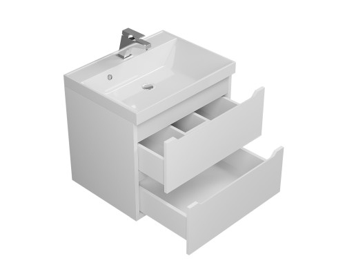 Тумба под раковину 60 см, Uperwood Tanos, белая матовая