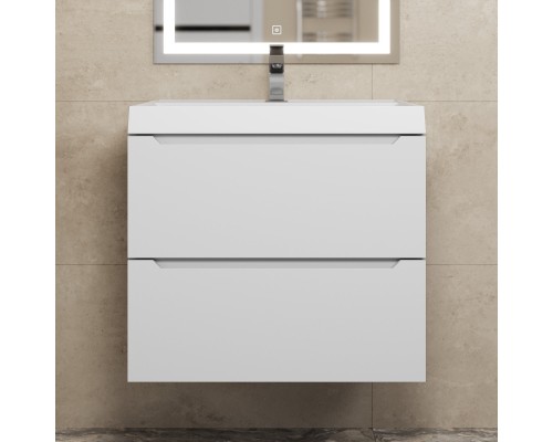 Тумба под раковину 60 см, Uperwood Tanos, белая матовая