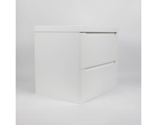 Тумба под раковину 60 см, Uperwood Tanos, белая матовая