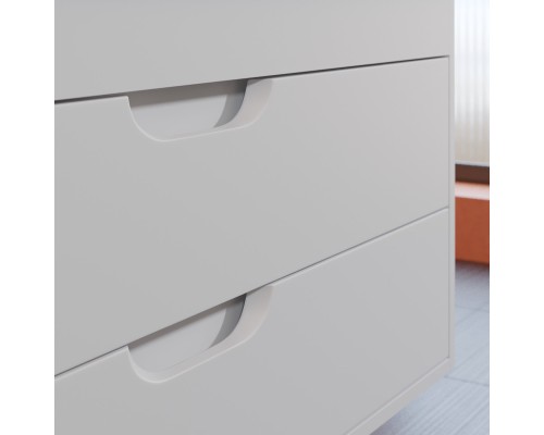 Тумба с раковиной подвесная Uperwood Modul 97х45х57 см, белая матовая