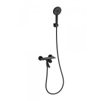 Смеситель для ванны с душем Wonzon&Woghand, Черный матовый