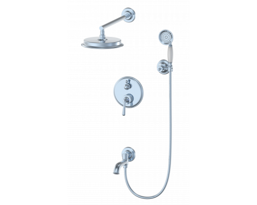 Душевая система встраиваемая Wonzon&Woghand, Хром