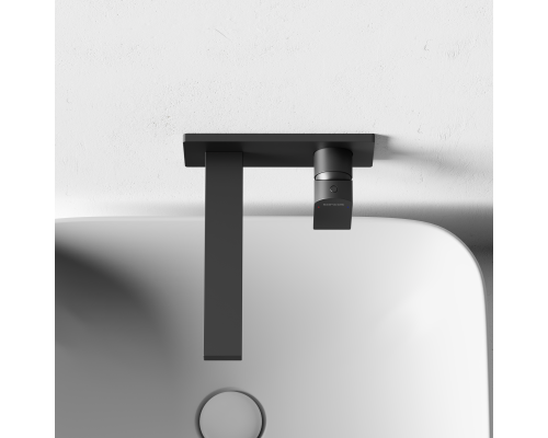 Смеситель для раковины SANCOS Studio c внутренней частью, вороненая сталь, SC9017GG