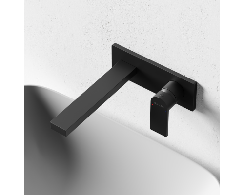 Смеситель для раковины SANCOS Studio c внутренней частью, вороненая сталь, SC9017GG