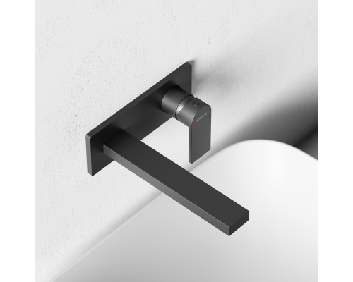 Смеситель для раковины SANCOS Studio c внутренней частью, вороненая сталь, SC9017GG