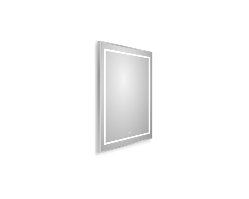 Зеркало BelBagno Kraft 60 SPC-KRAFT-600-800-LED-TCH-WARM с подсветкой Сатин с сенсорным выключателем и подогревом