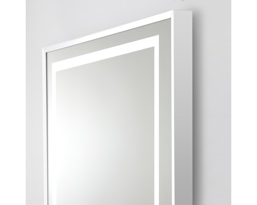 Зеркало BelBagno Kraft 60 SPC-KRAFT-600-800-LED-TCH-WARM с подсветкой Сатин с сенсорным выключателем и подогревом