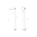 Смеситель для ванны ALTROBAGNO Рикко (Ricco) 020209 Cr