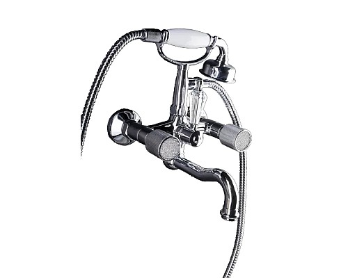 Смеситель для ванны(душевой комплект) Boheme Royal Cristal 273-RoyalCRST хром