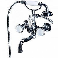 Смеситель для ванны(душевой комплект) Boheme SATINE 273-ST хром