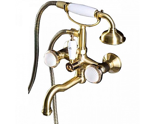 Смеситель для ванны(душевой комплект) Boheme SATINE 313-ST бронза