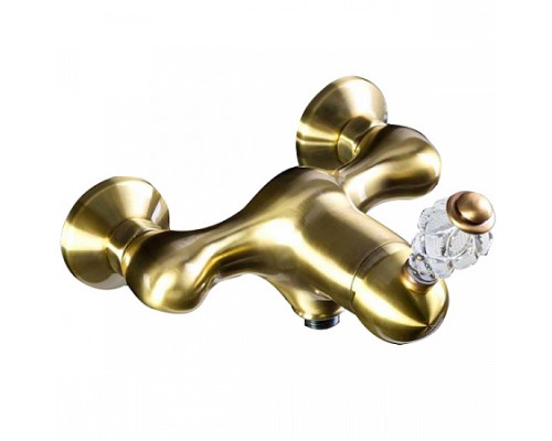 Смеситель для душа Boheme CRYSTAL 304-CRST бронза