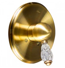 Смеситель встроенный Boheme CRYSTAL бронза