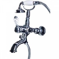 Смеситель для ванны(душевой комплект) Boheme CRYSTAL 263-CRST хром