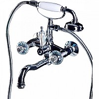 Смеситель для ванны(душевой комплект) Boheme FLORA 273-FL хром