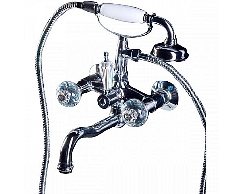 Смеситель для ванны(душевой комплект) Boheme FLORA 273-FL хром