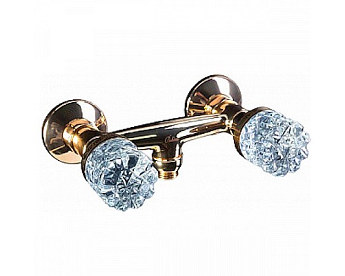 Смеситель для душа Boheme CRYSTAL 294-CRST золото