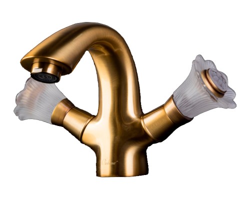 Смеситель для умывальника Boheme Сamelia 311-Camelia бронза