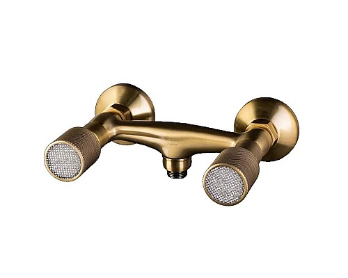 Смеситель для душа Boheme Royal Cristal 314-RoyalCRST бронза