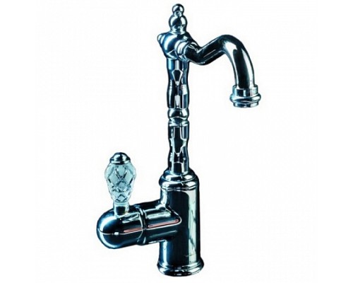 Смеситель для умывальника высокий Boheme CRYSTAL 262-CRST хром