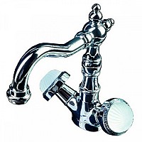 Смеситель для умывальника высокий Boheme SATINE 272-ST хром