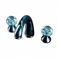 Смеситель для раковины на 3 отверстия Boheme FLORA 277-FL хром