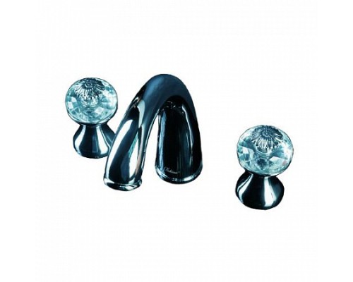 Смеситель для раковины на 3 отверстия Boheme FLORA 277-FL хром