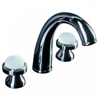 Смеситель для раковины на 3 отверстия Boheme SATINE 277-ST хром