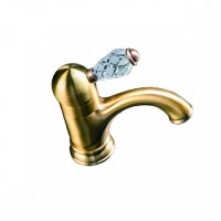Смеситель для умывальника Boheme CRYSTAL 301-CRST бронза