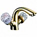 Смеситель для умывальника Boheme CRYSTAL 311-CRST бронза