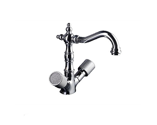 Смеситель для умывальника высокий Boheme Royal Cristal 272-RoyalCRST хром