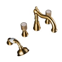 Смеситель врезной Boheme Royal Cristal 391-RoyalCRST бронза