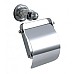 Держатель для туалетной бумаги с крышкой Boheme Murano Cristal 10901-CRST-CH