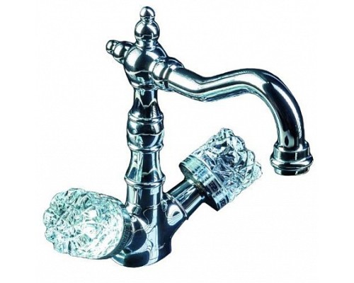 Смеситель для умывальника высокий Boheme CRYSTAL 272-CRST хром