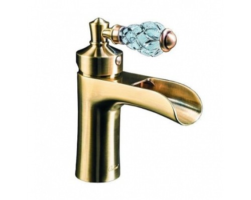 Смеситель для умывальника Boheme VOGUE CRYSTAL 201-CRST бронза
