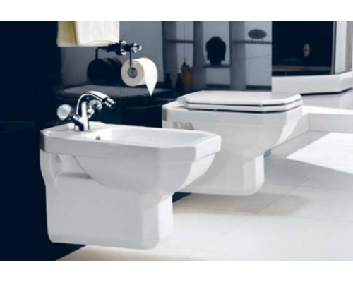 Крышка массив для подвесного унитаза Boheme 947 белый