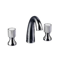 Смеситель для раковины на 3 отверстия Boheme Royal Cristal 277-RoyalCRST хром