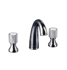 Смеситель для раковины на 3 отверстия Boheme Royal Cristal 277-RoyalCRST хром