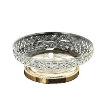 Мыльница золото Boheme Murano Cristal