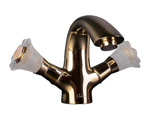 Смеситель для умывальника Boheme Сamelia 291-Camelia золото